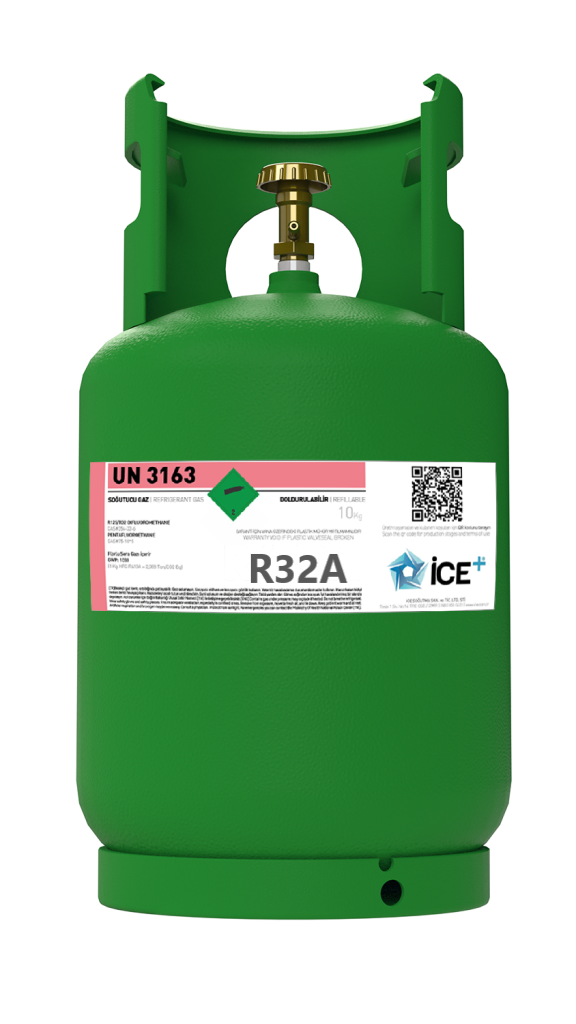 R32A Klimagas Kältemittel Füllgewicht  9 Kg Aufladbarem  Zylinder  1/4 Anschluss