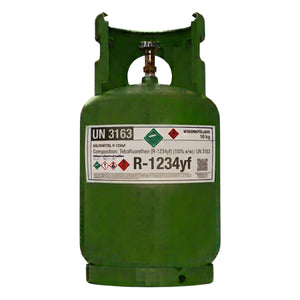 R1234YF PKW-Klimagas Kältemittel 10 kg aufladbarer Zylinder, 1/4 Anschluss