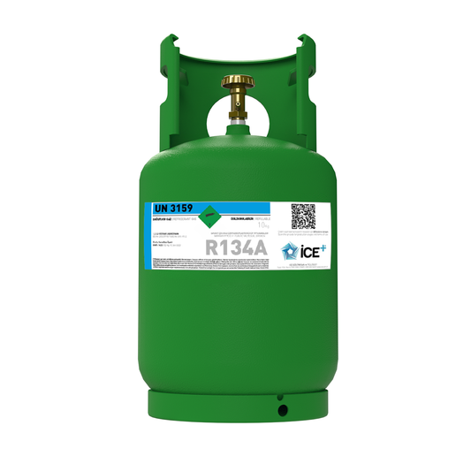R134A Klimagas Kältemittel 12 kg aufladbarer Zylinder mit 1/4 Anschluss