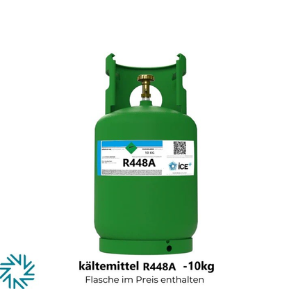 R448A Klimagas Kältemittel Füllgewicht  10 Kg Aufladbarem  Zylinder  1/4 Anschluss